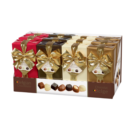 Picture of Belgian Chocolates 'Traditional' Gift Box with Ribbon - 250gm (Carton of 12 Units)