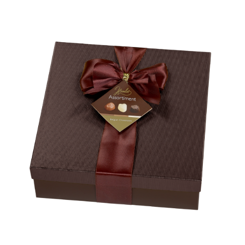 Picture of Belgian Chocolates 'Classic' Gift Box with Ribbon - 500gm (Carton of 5 Units)