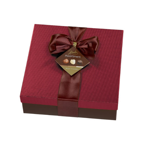 Picture of Belgian Chocolates 'Classic' Gift Box with Ribbon - 500gm (Carton of 5 Units)