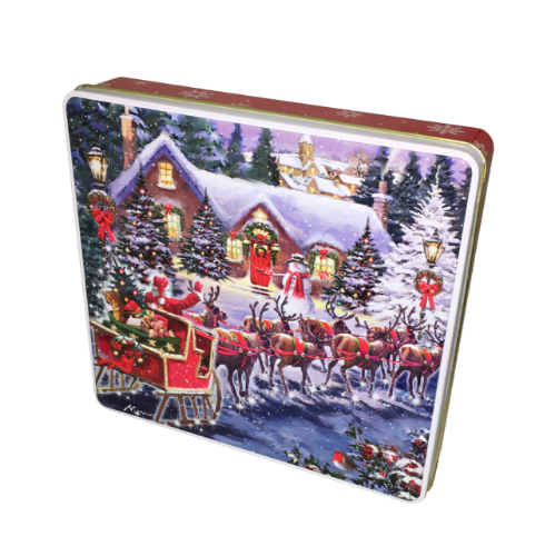 Picture of Christmas Tins - European Chocolates 400gm (Carton of 12 Units)